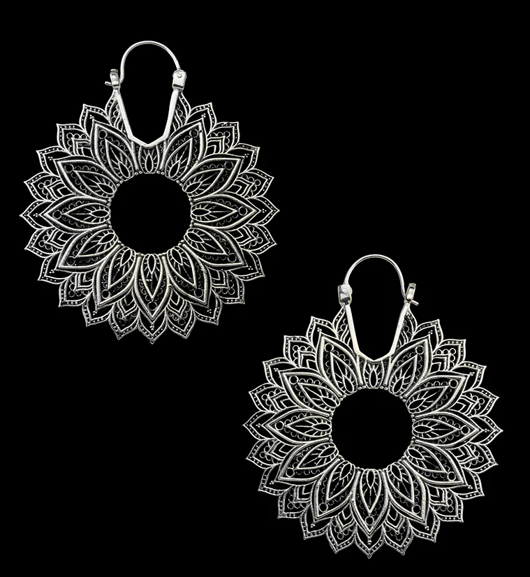 Manda White Brass Ear Weights