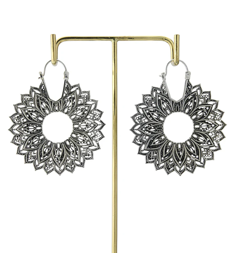 Manda White Brass Ear Weights - Image 3