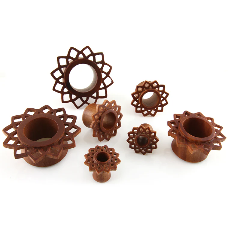 Mandala Flower Saba Wood Tunnels - Image 5