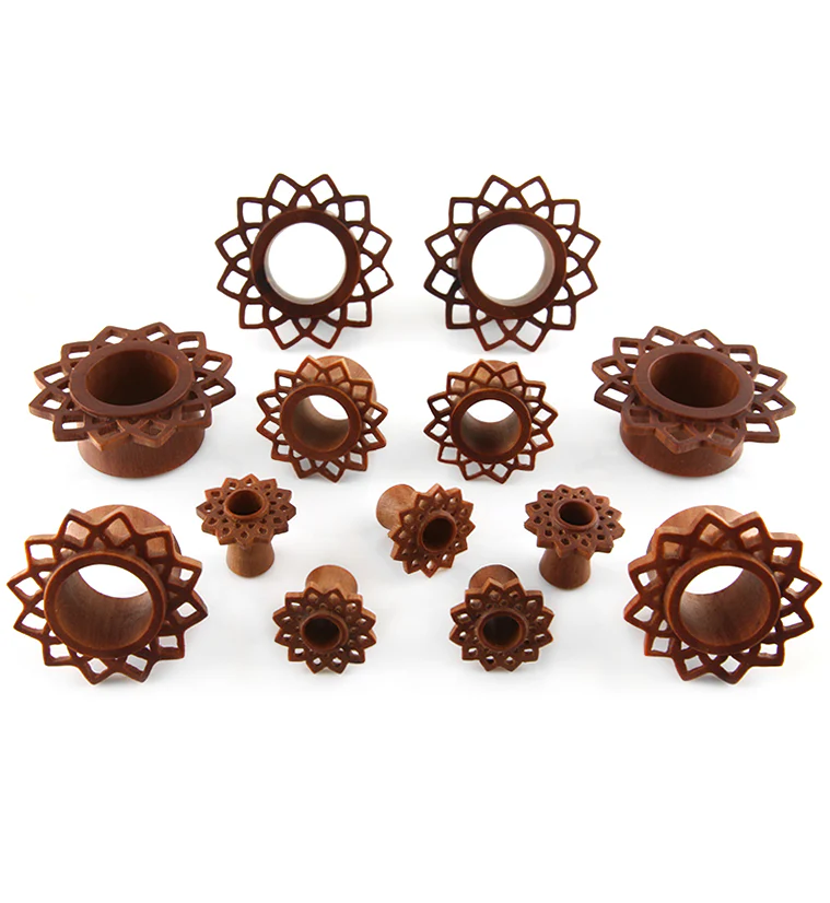 Mandala Flower Saba Wood Tunnels - Image 6
