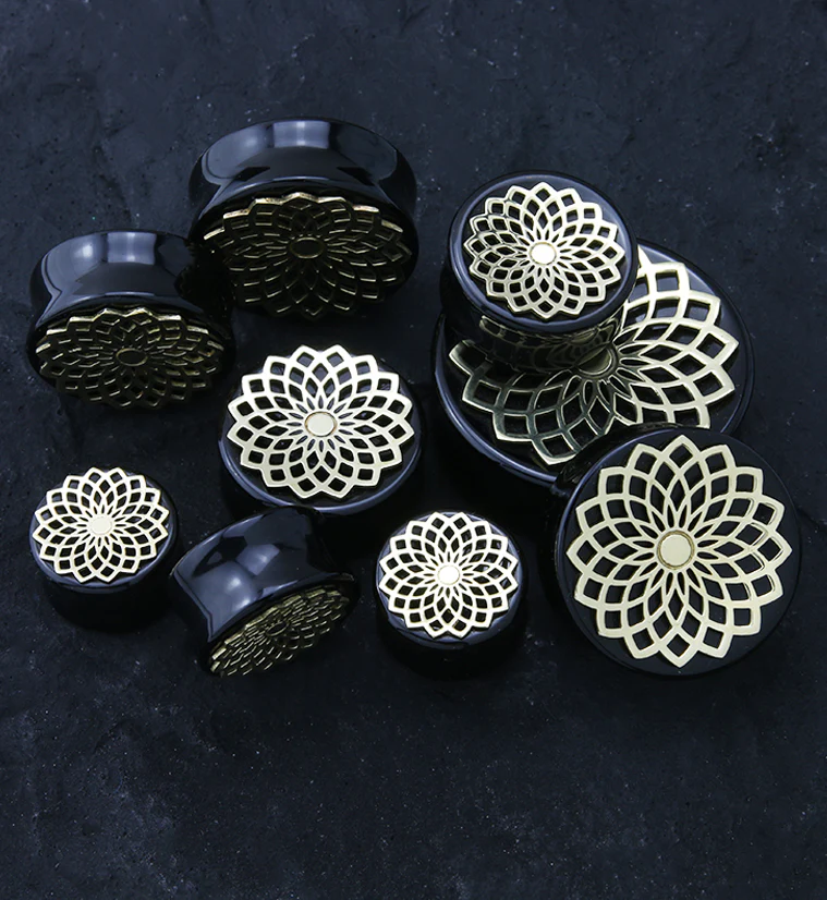 Mandala Frame Obsidian Plugs - Image 5
