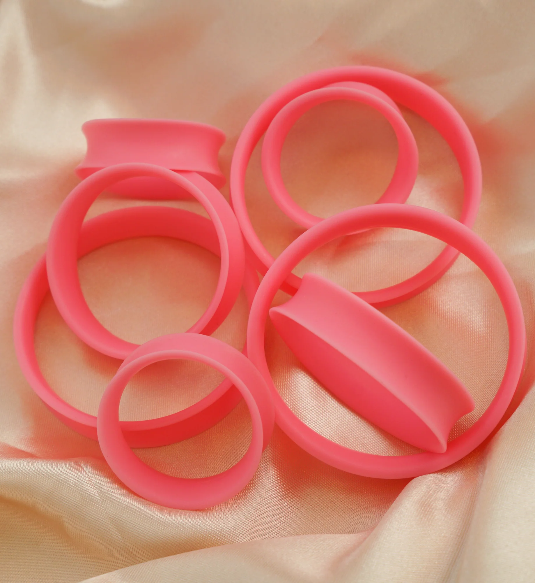 Bubblegum Pink Matte Silicone Ear Skins - Image 8