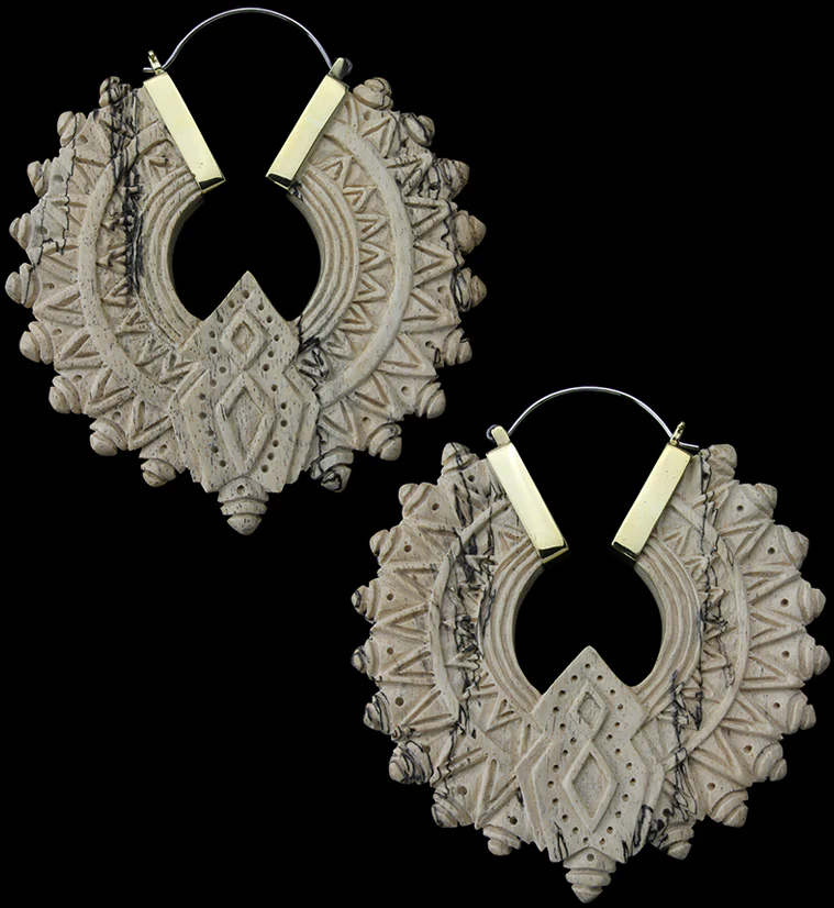 Midway Tamarind Wooden Hangers / Earrings