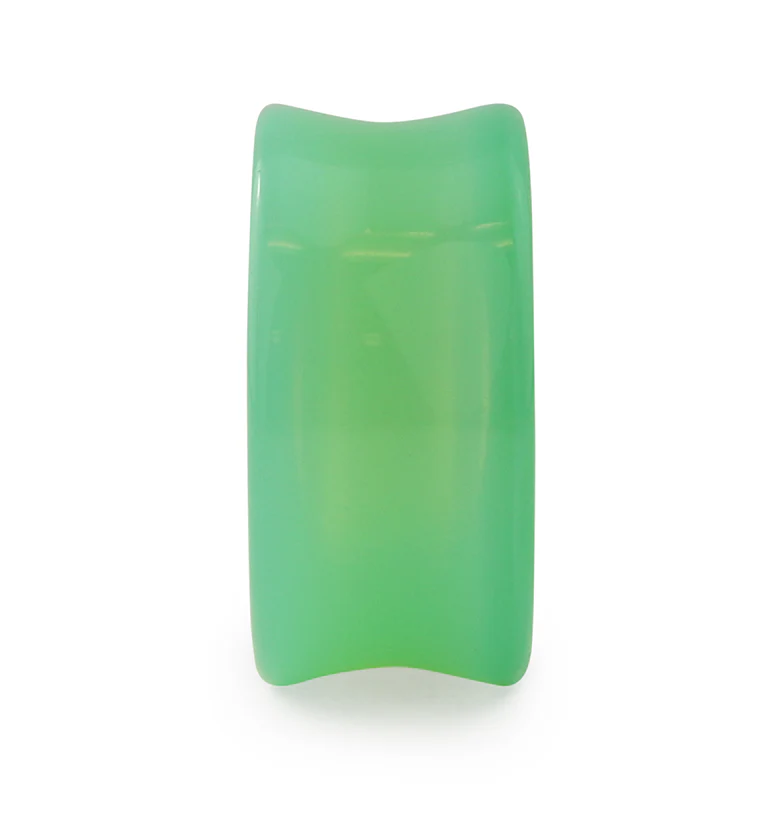 Mint Green Glass Tunnel Plugs - Image 8