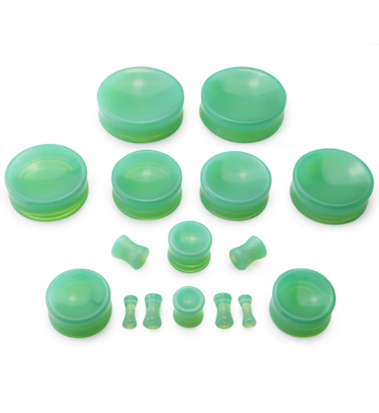 Mint Opalite Glass Plugs - Image 4