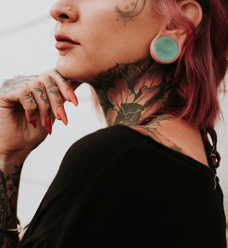 Mint Opalite Glass Plugs - Image 9