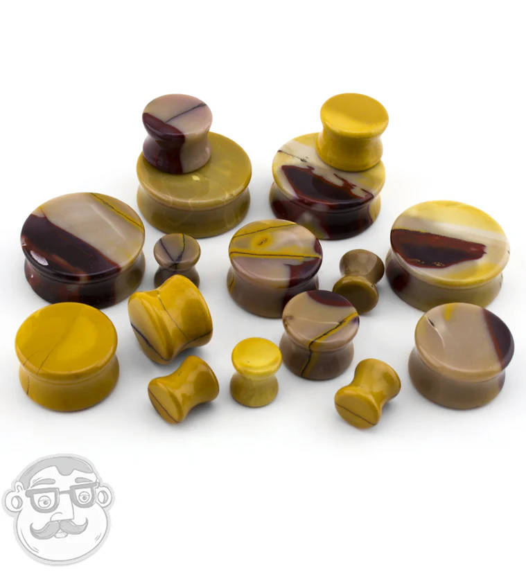 Mookaite Stone Plugs - Image 3