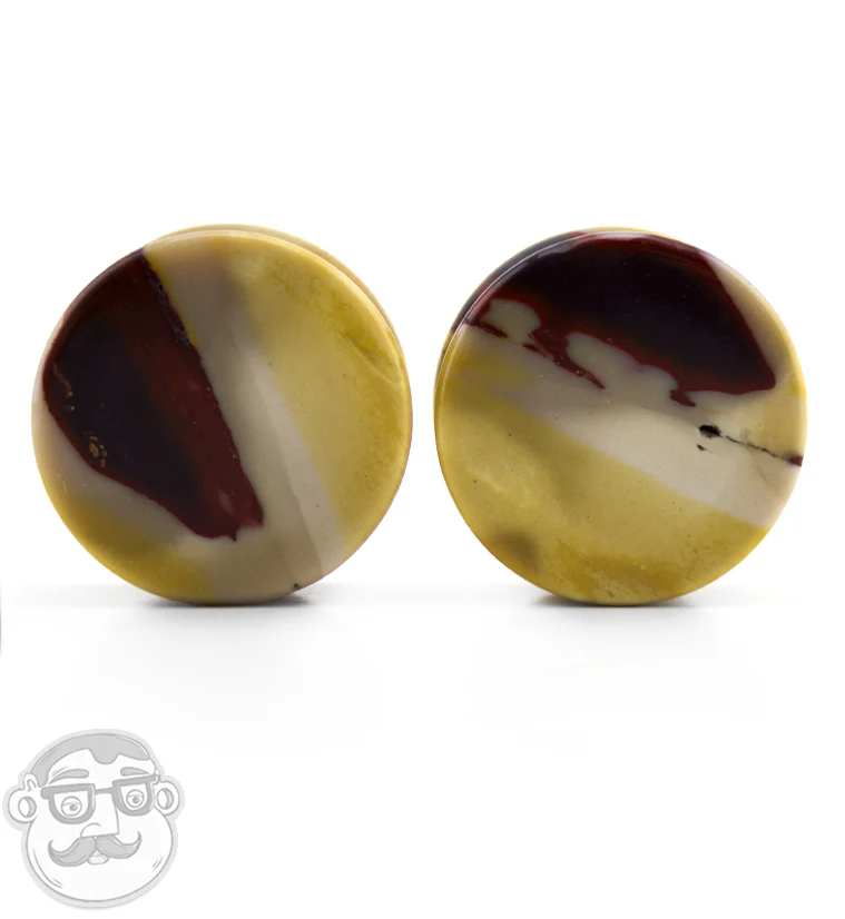 Mookaite Stone Plugs - Image 5