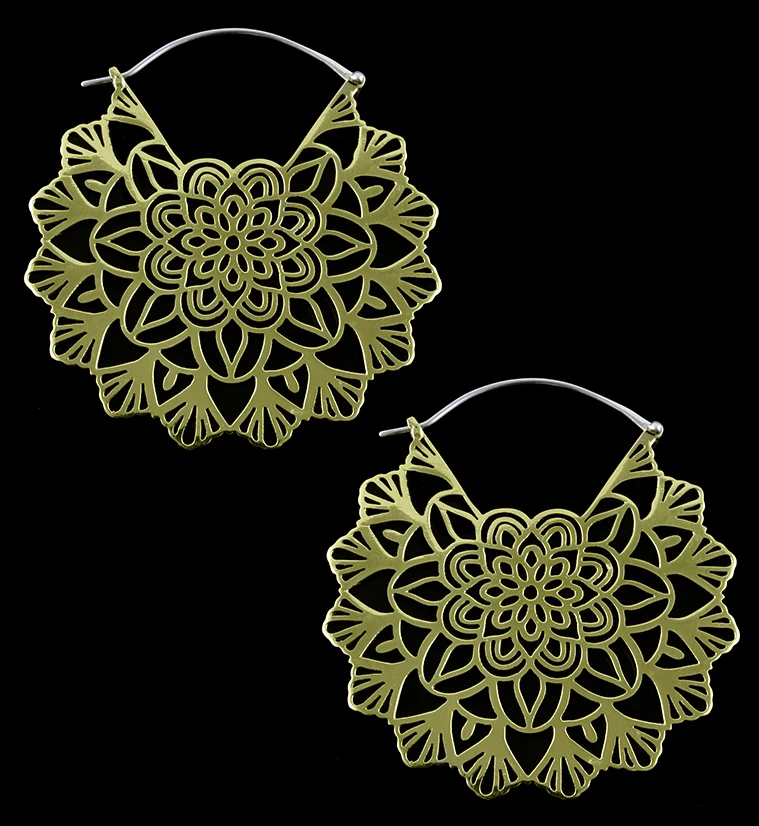 Motley Brass Earrings - Weights