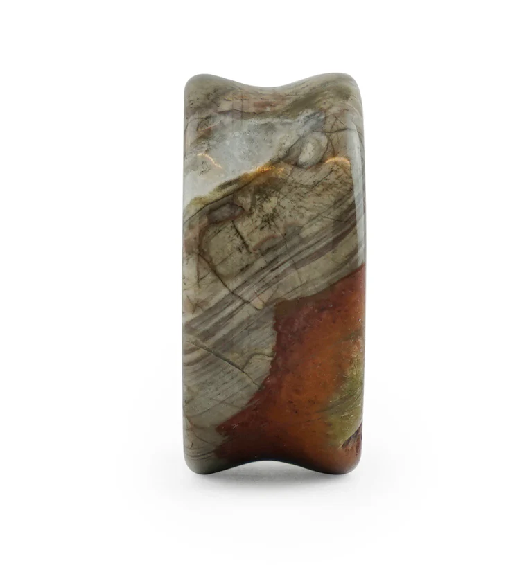 Mushroom Jasper Stone Plugs - Image 4