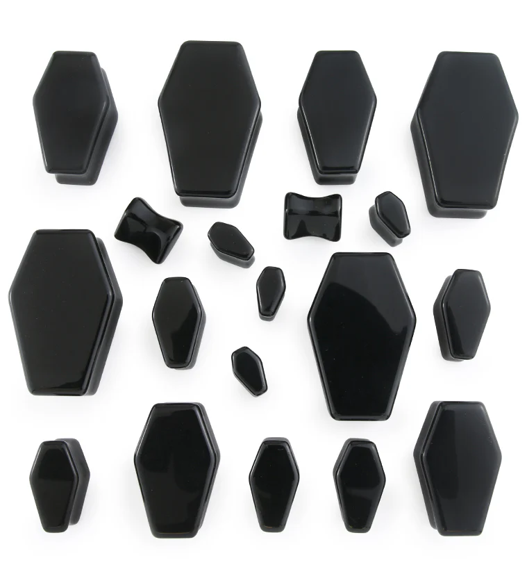 Obsidian Stone Coffin Plugs - Image 2