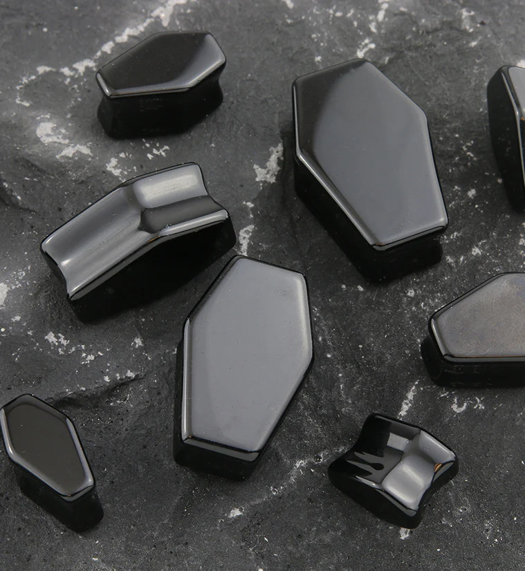 Obsidian Stone Coffin Plugs - Image 3