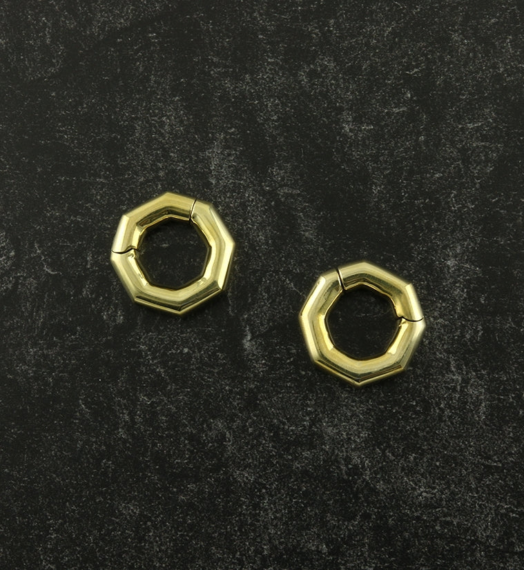 Octagon Hinged Ear Weights - Image 3