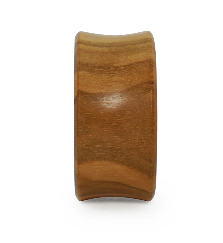 Olive Wood Concave Plugs - Image 4