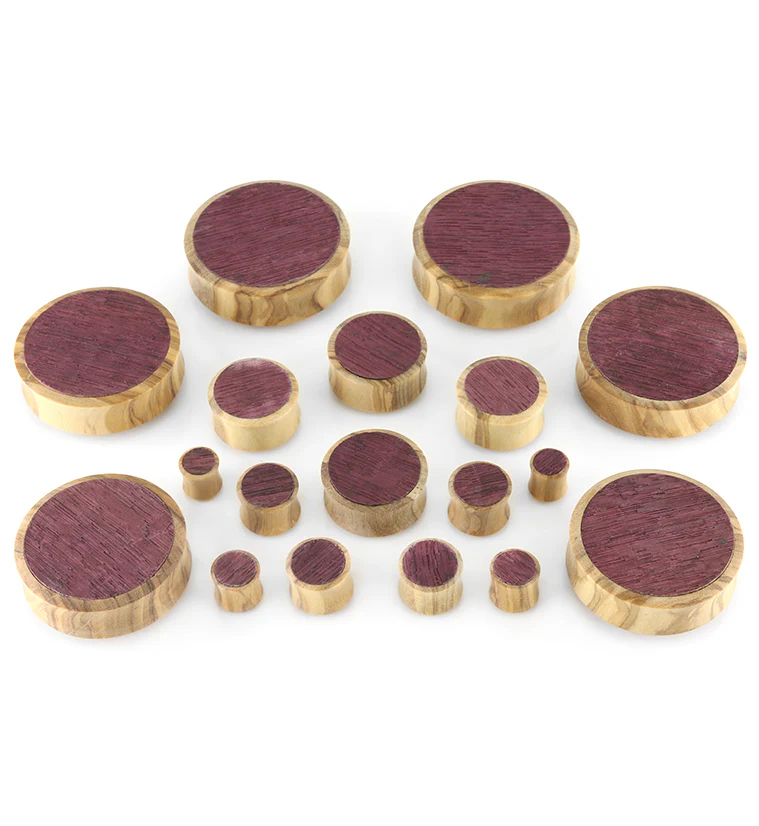 Olive Wood Plugs X Wine Barrel Inlays - Image 2