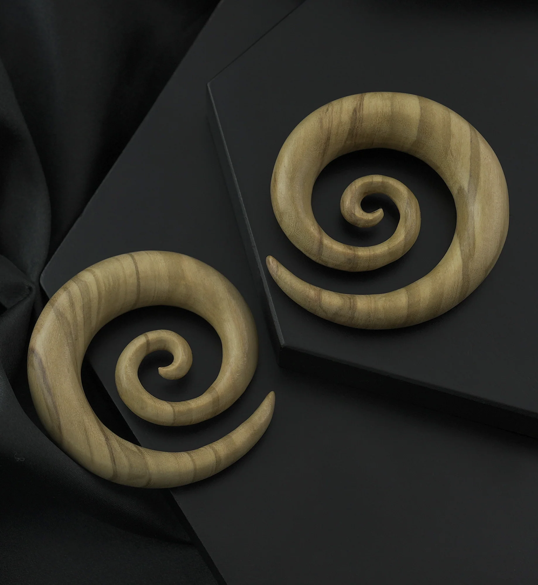 Olive Wood Super Spirals - Image 2