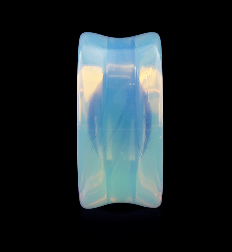 Opalite Glass Double Flare Tunnels - Image 5