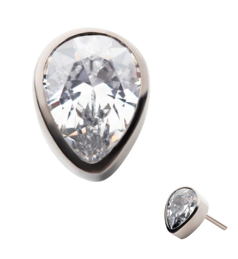 Ovum Bezel CZ Threadless Top