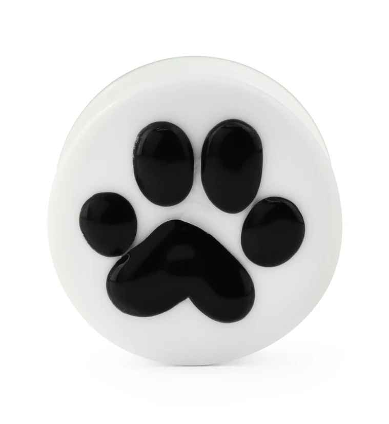 Paw Print Glass Plugs - Image 2