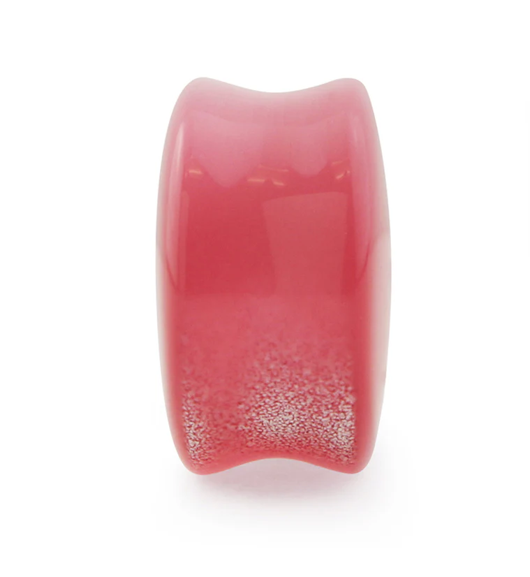 Pink Cat's Eye Glass Plugs - Image 5
