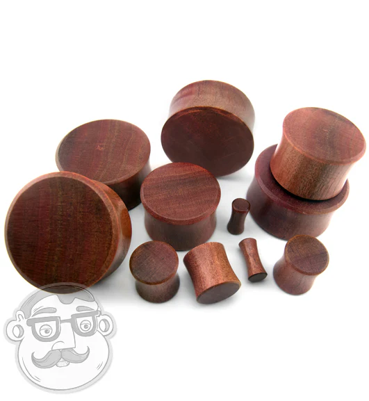 Pink Ivory Wood Plugs - Image 6