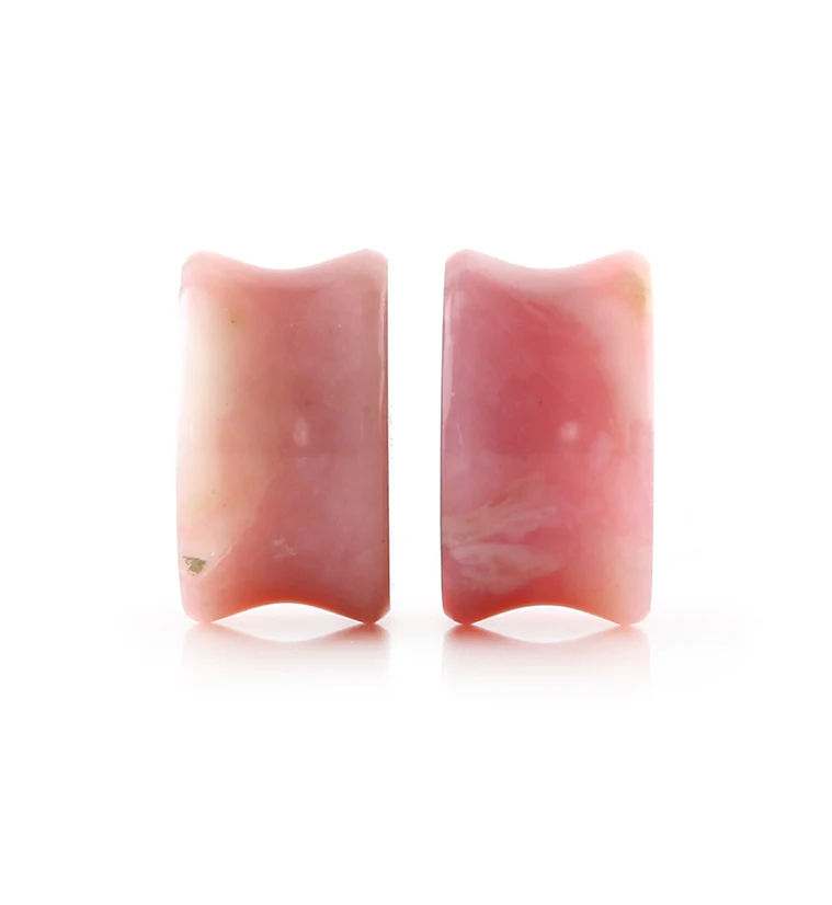 Pink Opal Stone Plugs 3-4" (19mm) - Image 2