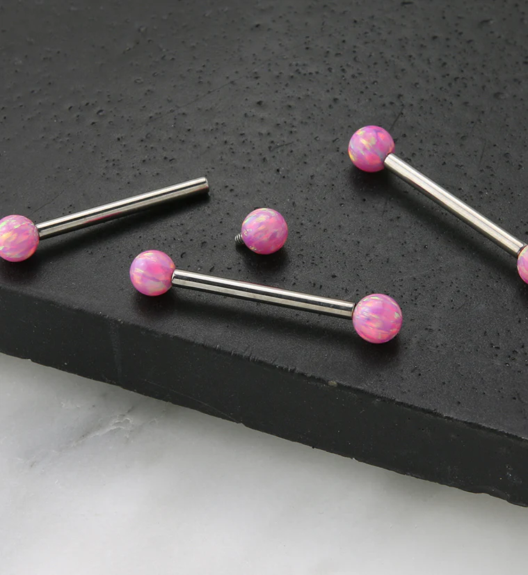Pink Opalite Barbell (1 piece) - Image 2