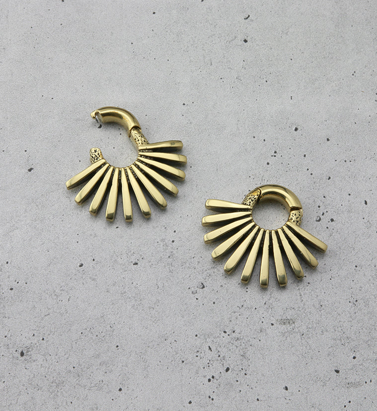 Pinna Brass Hinged Ear Weights - Image 2