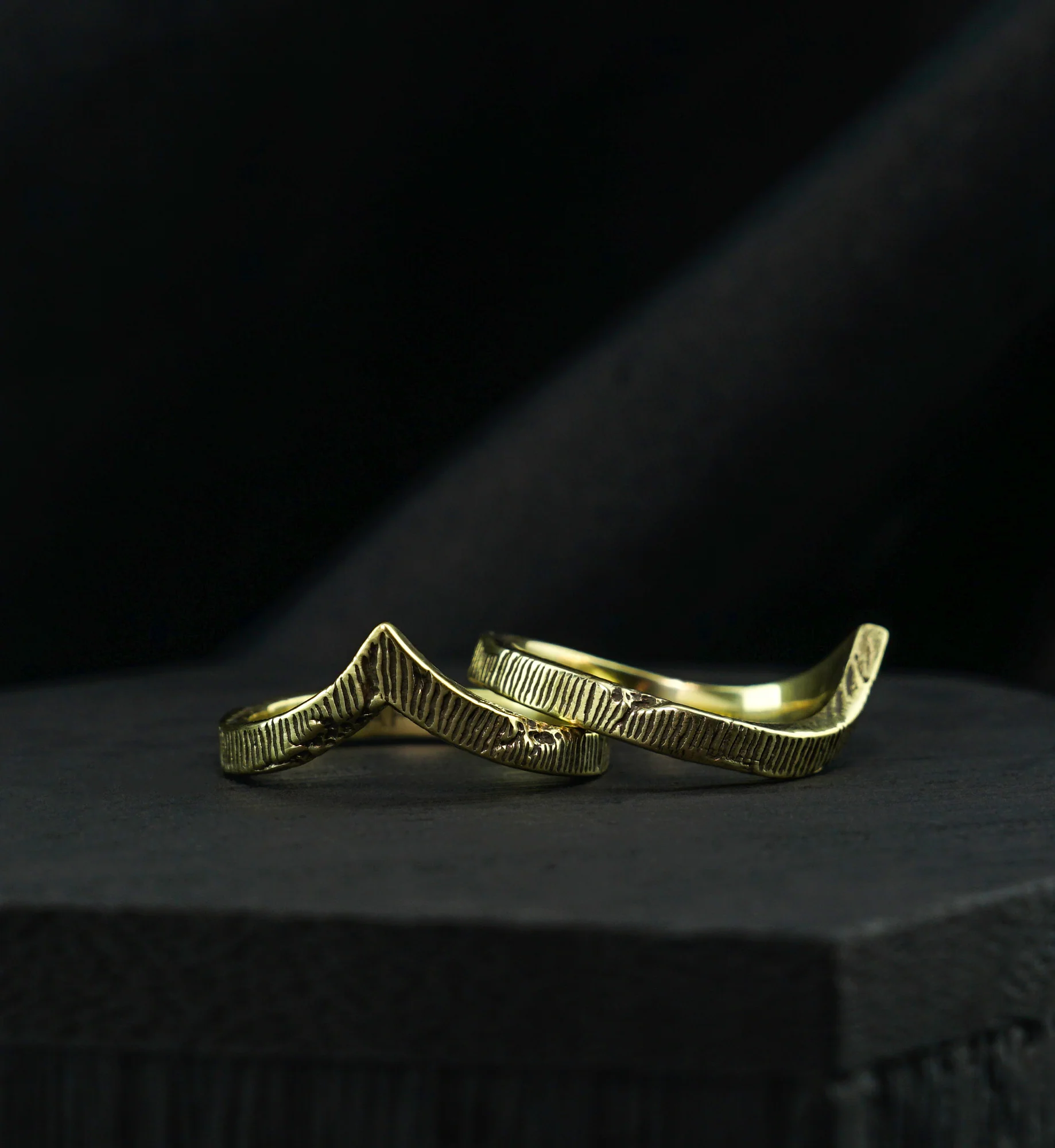 Plunge Brass Ring