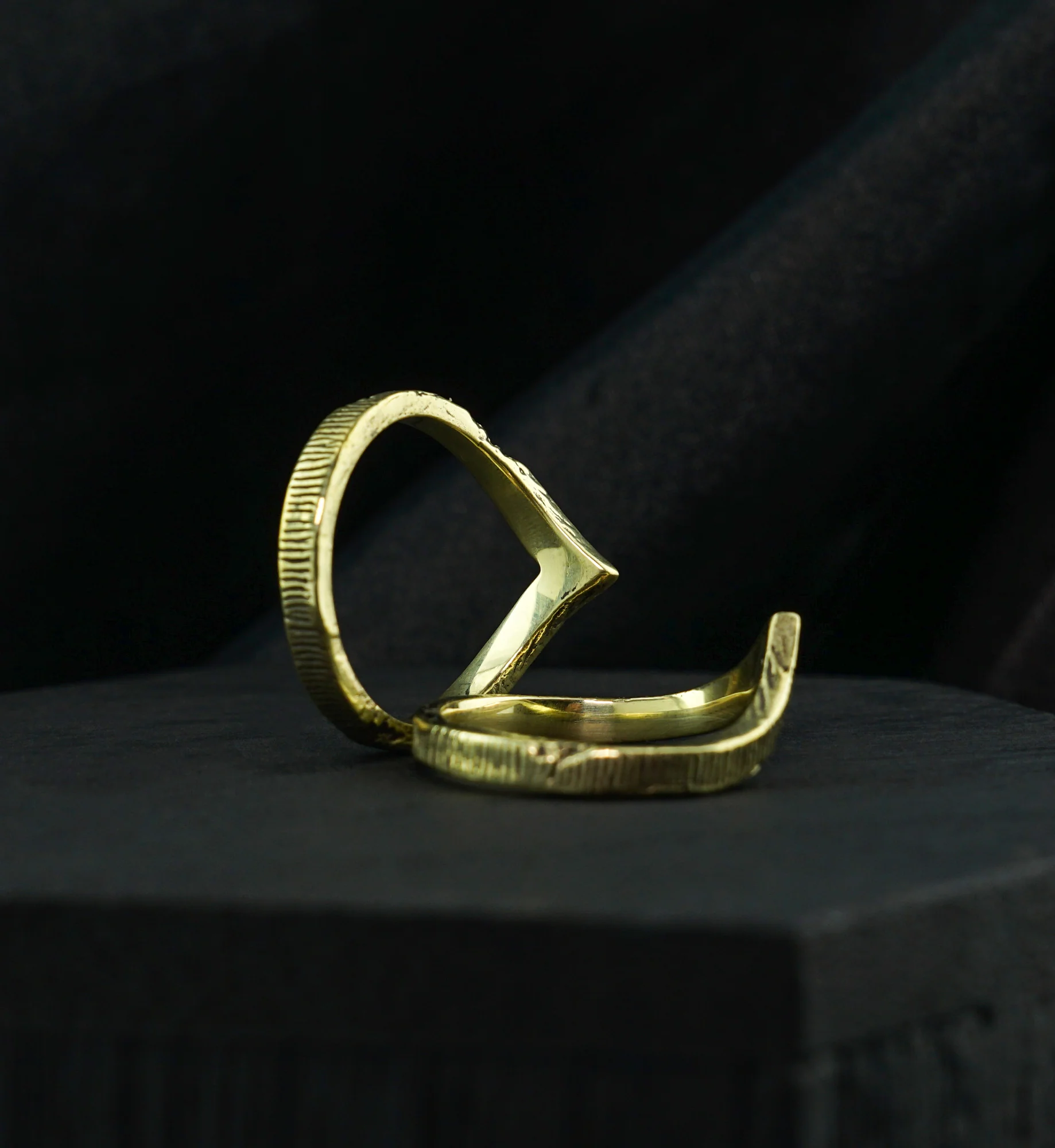 Plunge Brass Ring - Image 3