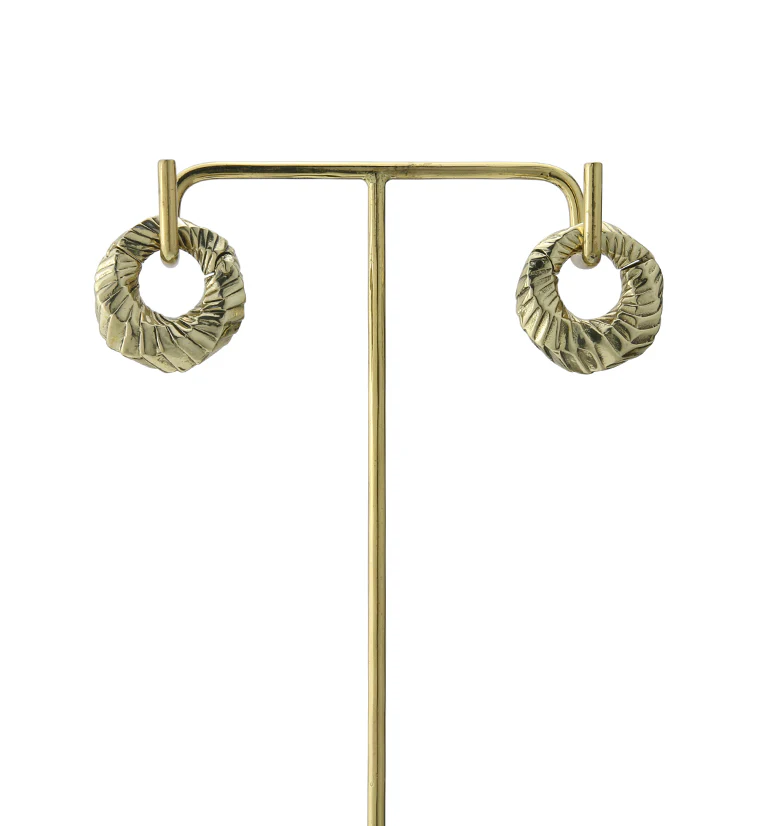 Proxy Brass Hinged Ear Weights - Image 4