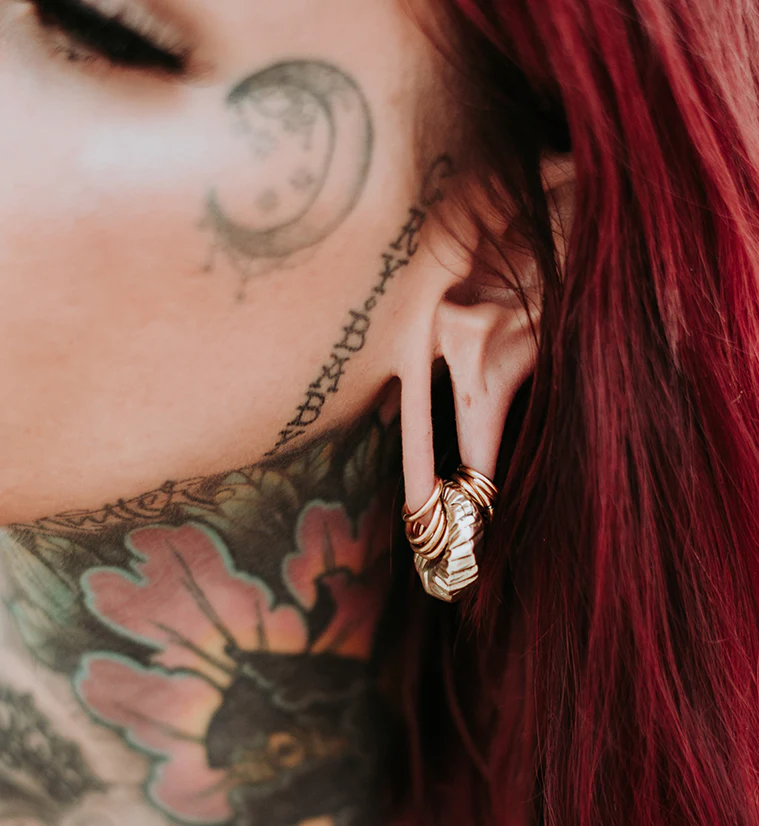 Proxy Brass Hinged Ear Weights - Image 5