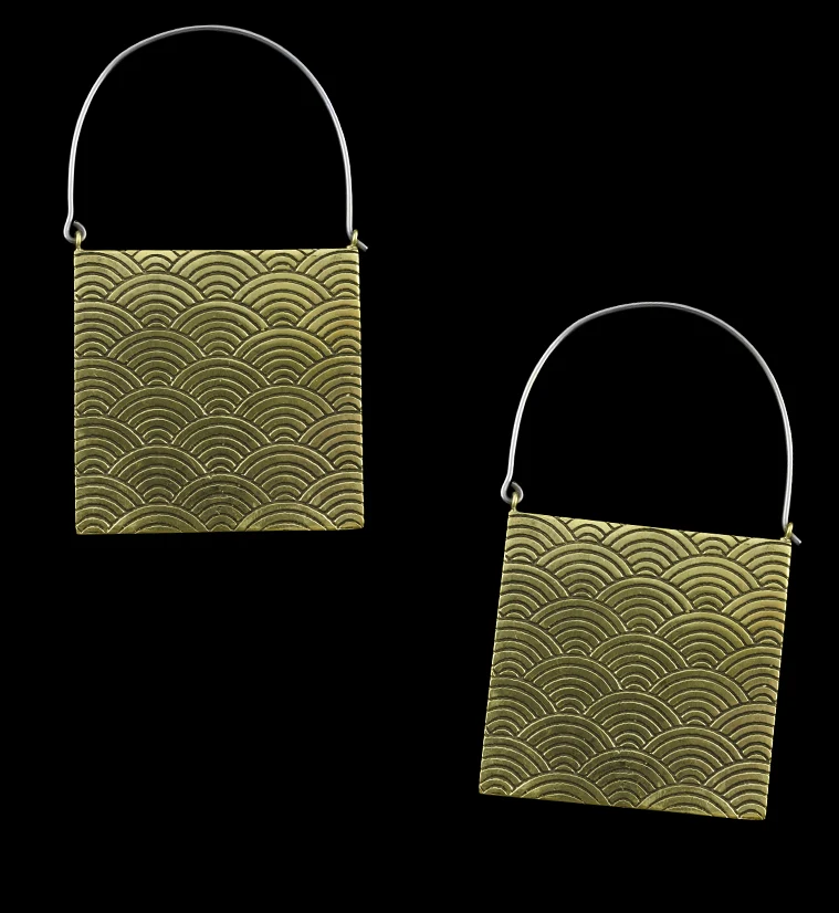Pulse Crate Titanium Hangers - Earrings