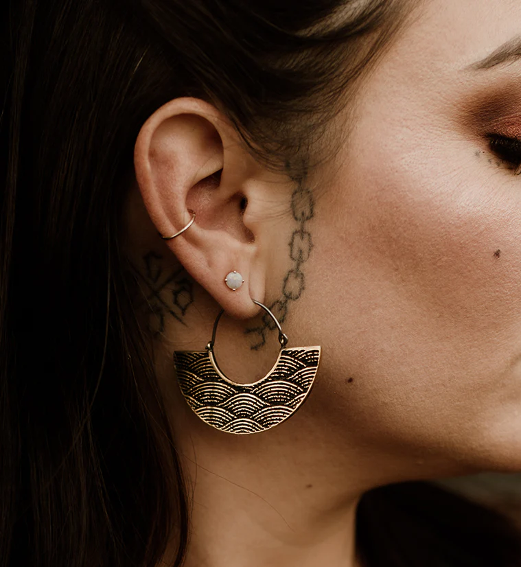 Pulse Titanium Hangers - Earrings - Image 2