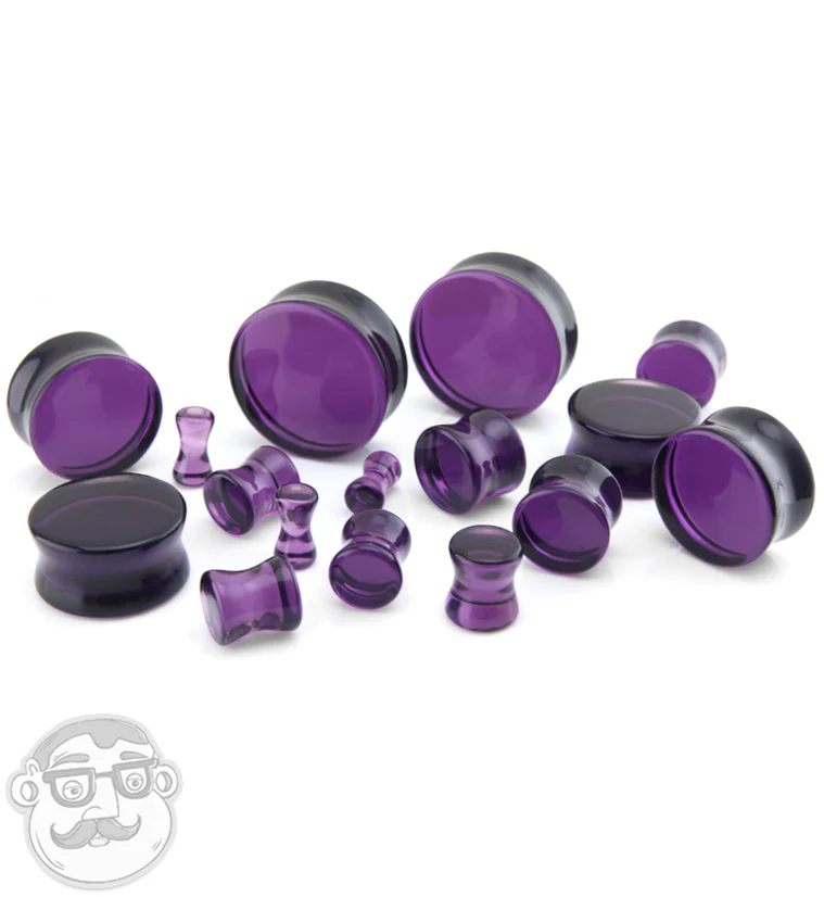 Purple Glass Plugs - Image 2