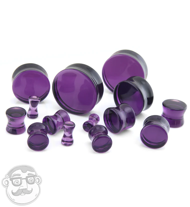 Purple Glass Plugs - Image 3