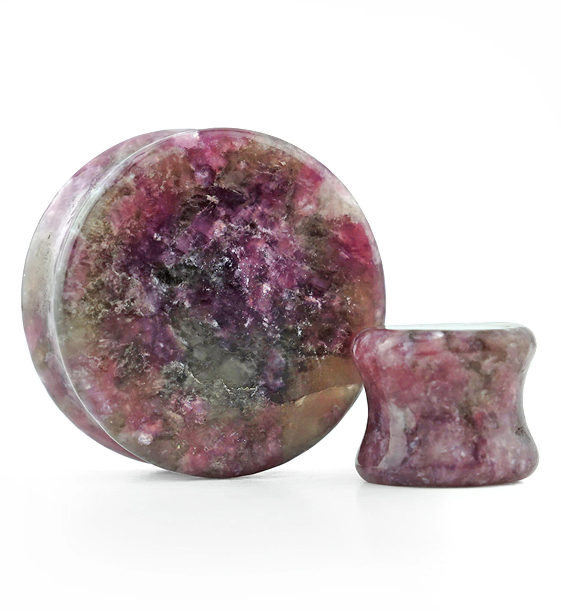 Lepidolite Stone Plugs - Image 5