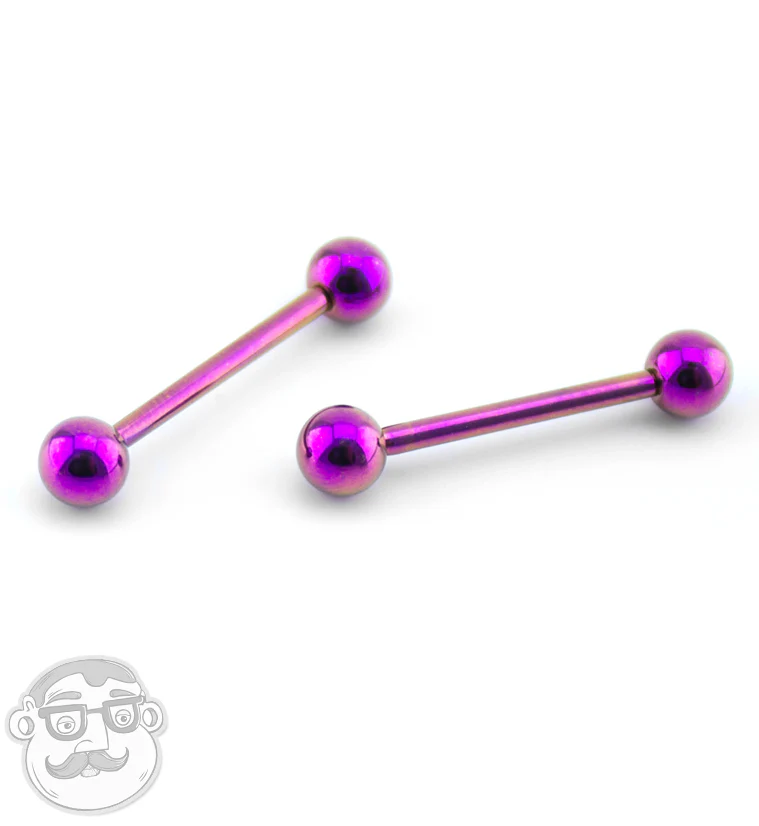 Purple Titanium Barbell - Image 3