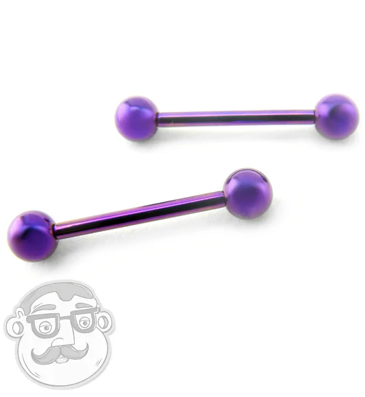 Purple Titanium Barbell - Image 4