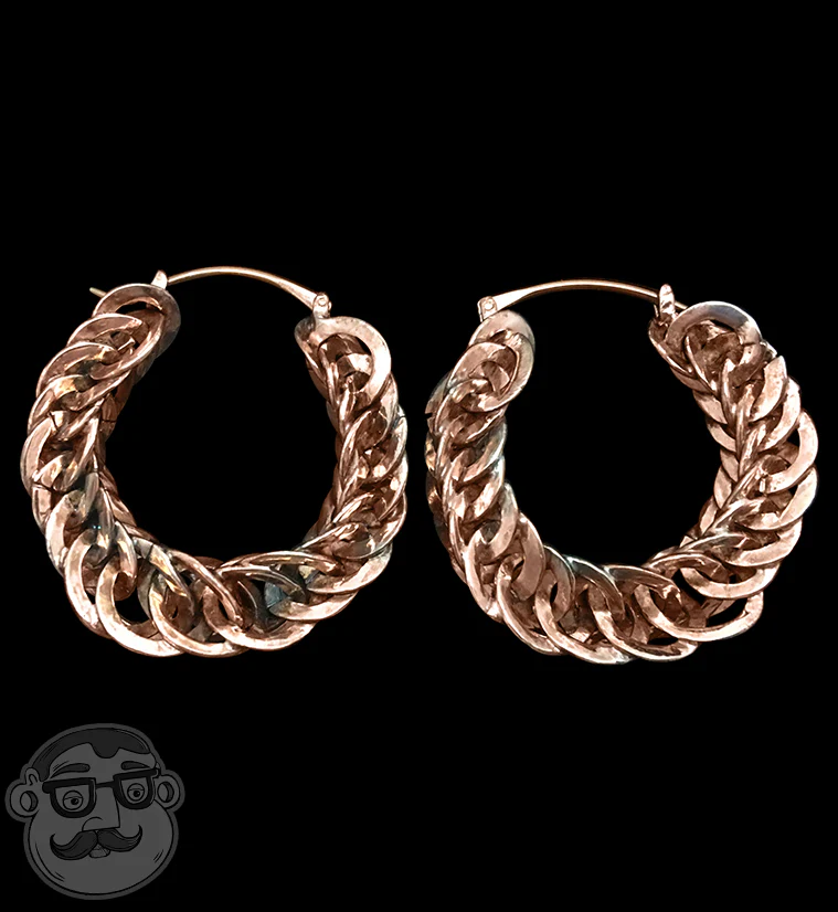 Quetzalli Copper Orion Hoops