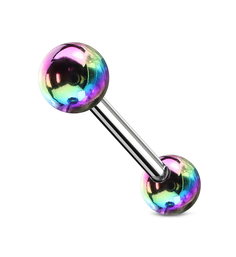 Rainbow Ory Stainless Steel Barbell