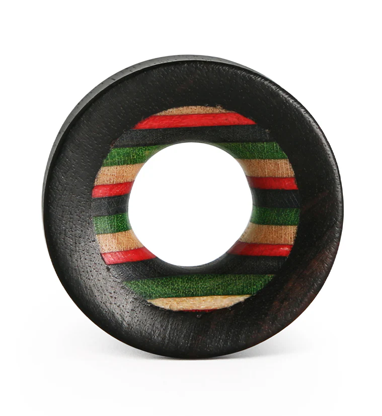 Rasta Stripe Skateboard Concave Tunnel Plugs - Image 2