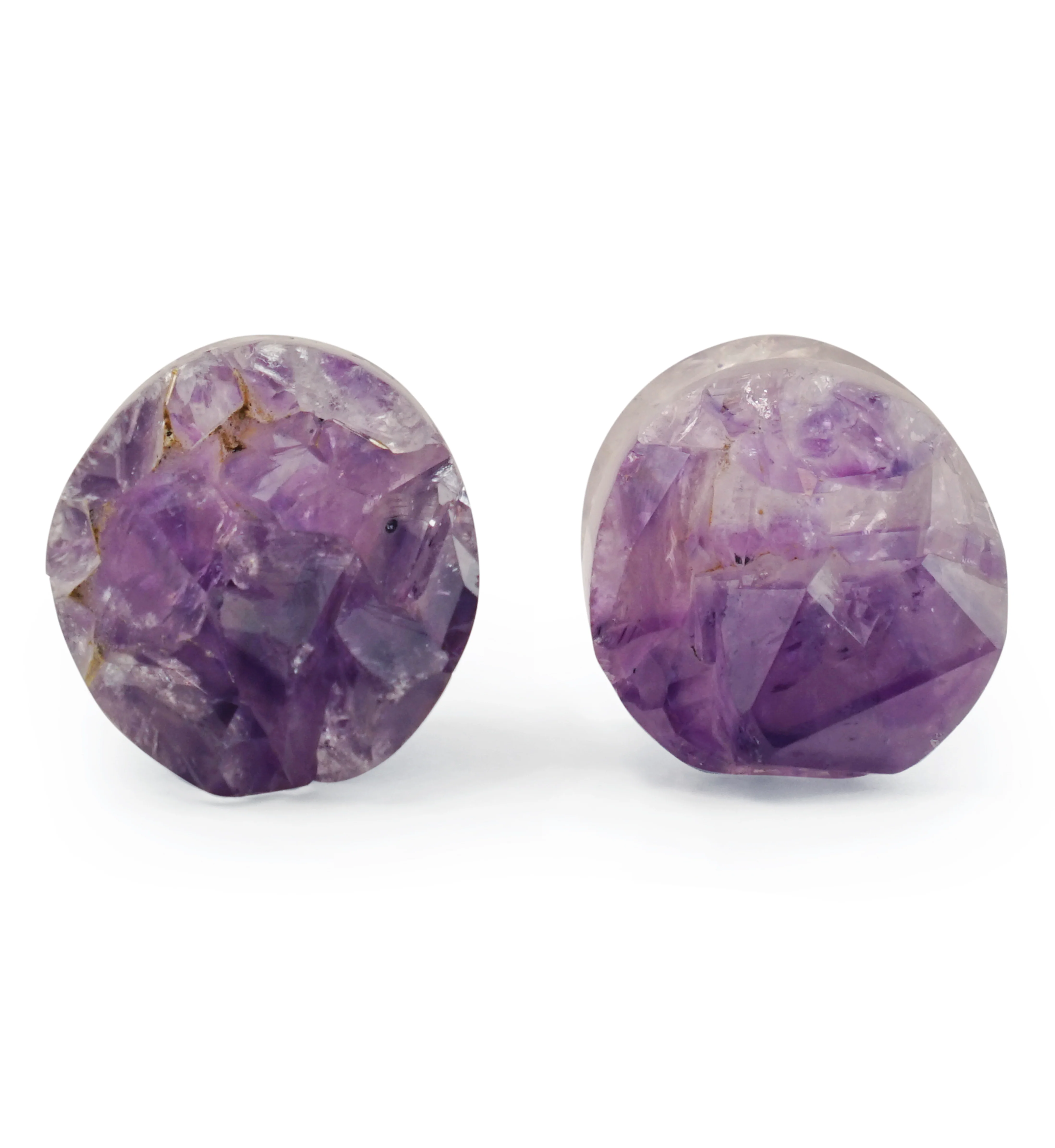 Raw Amethyst Plugs 3/4" (19mm) Version 5 - Image 3