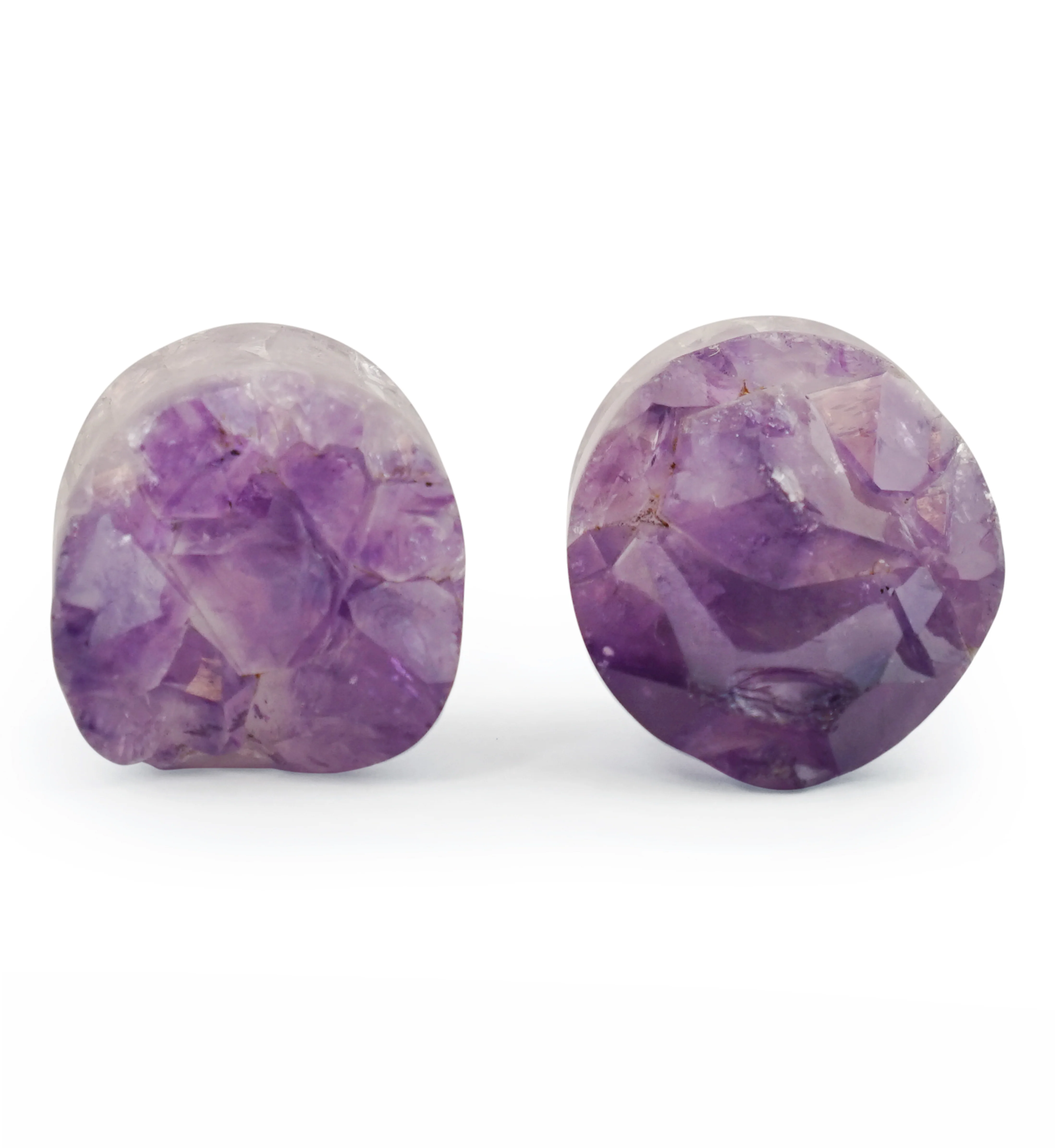 Raw Amethyst Plugs 3/4" (19mm) Version 3 - Image 3