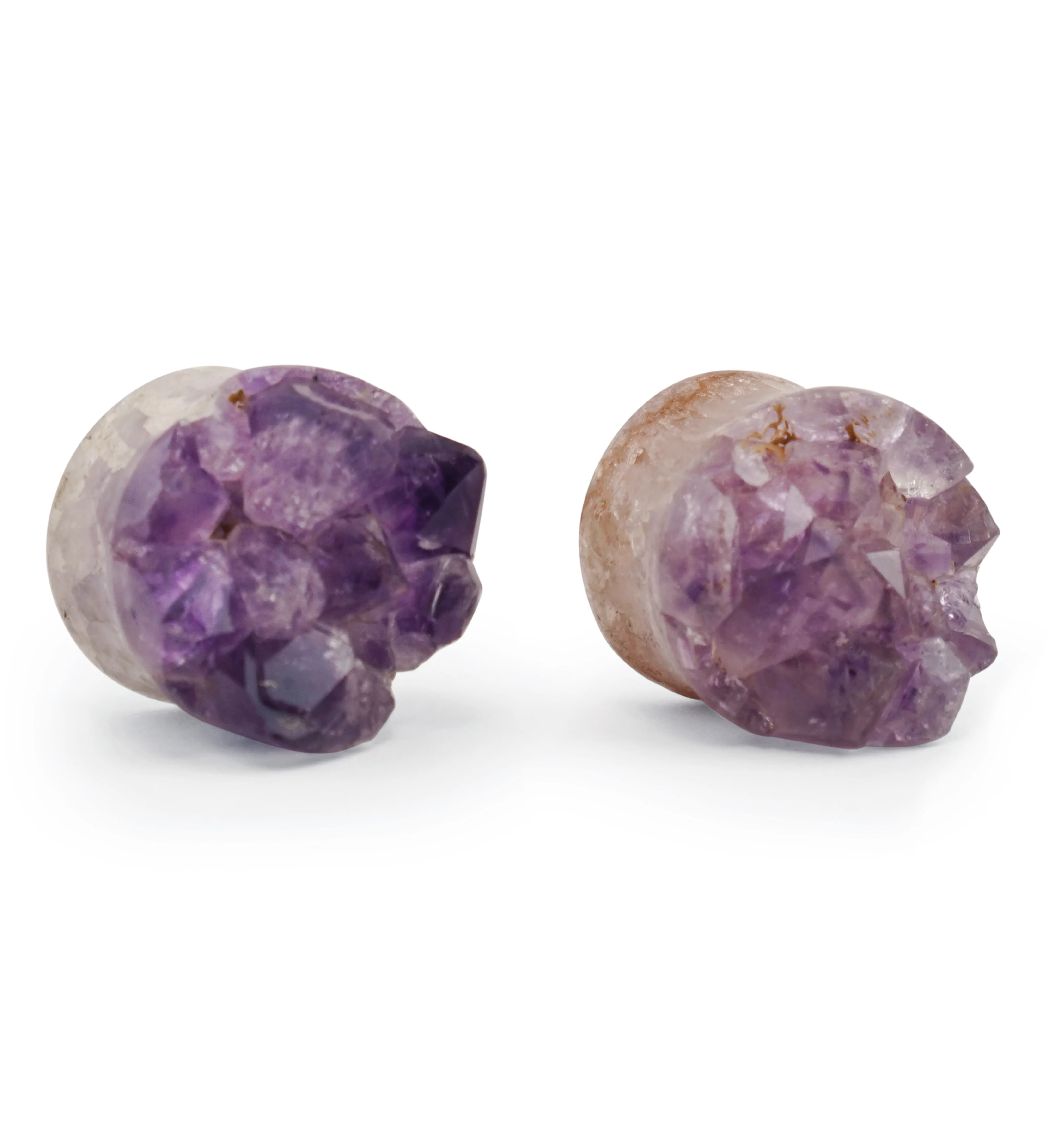 Raw Amethyst Plugs 3-4" (19mm) Version 6 - Image 2
