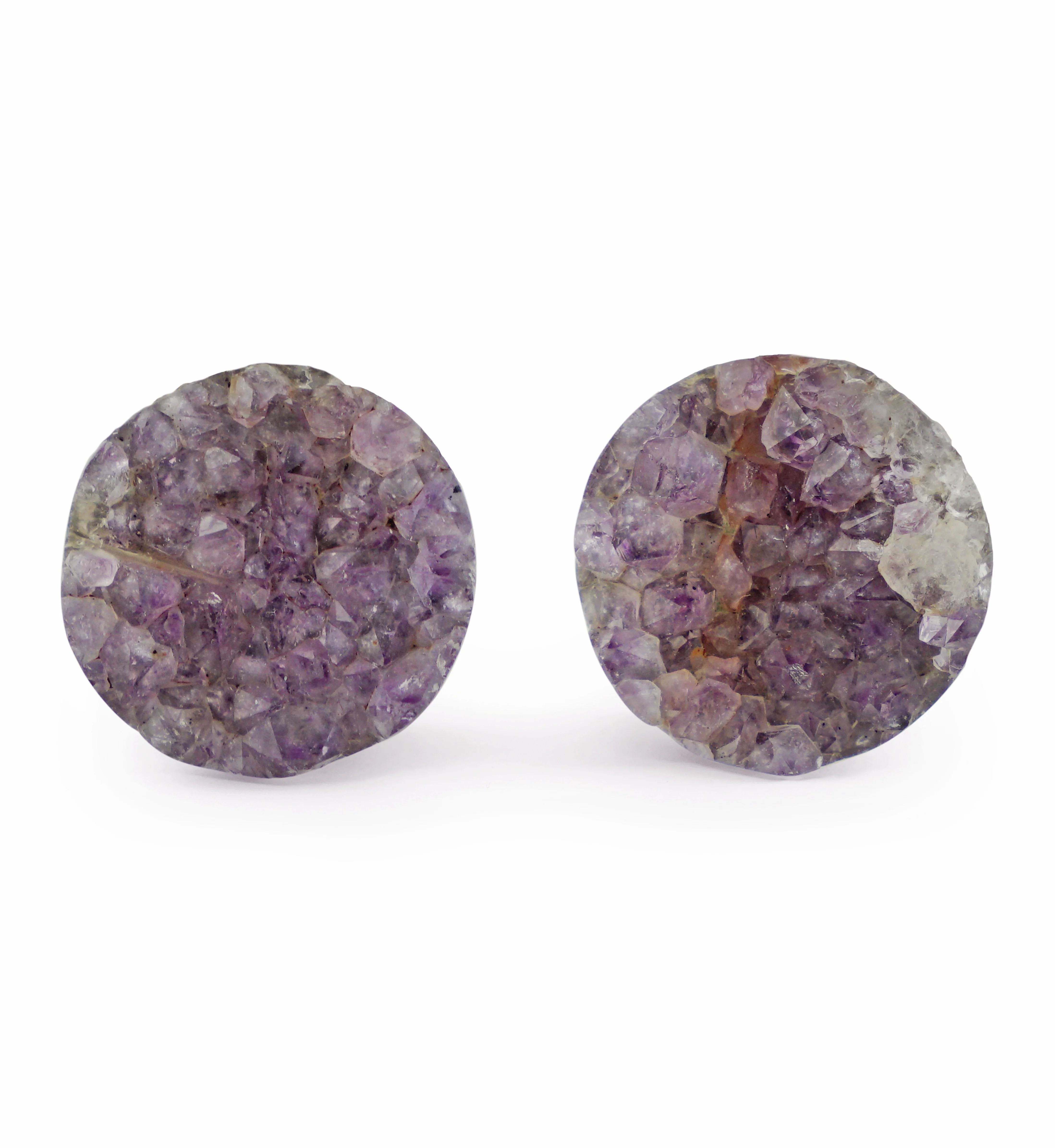 Raw Amethyst Plugs 3/4" (19mm) Version 7 - Image 2