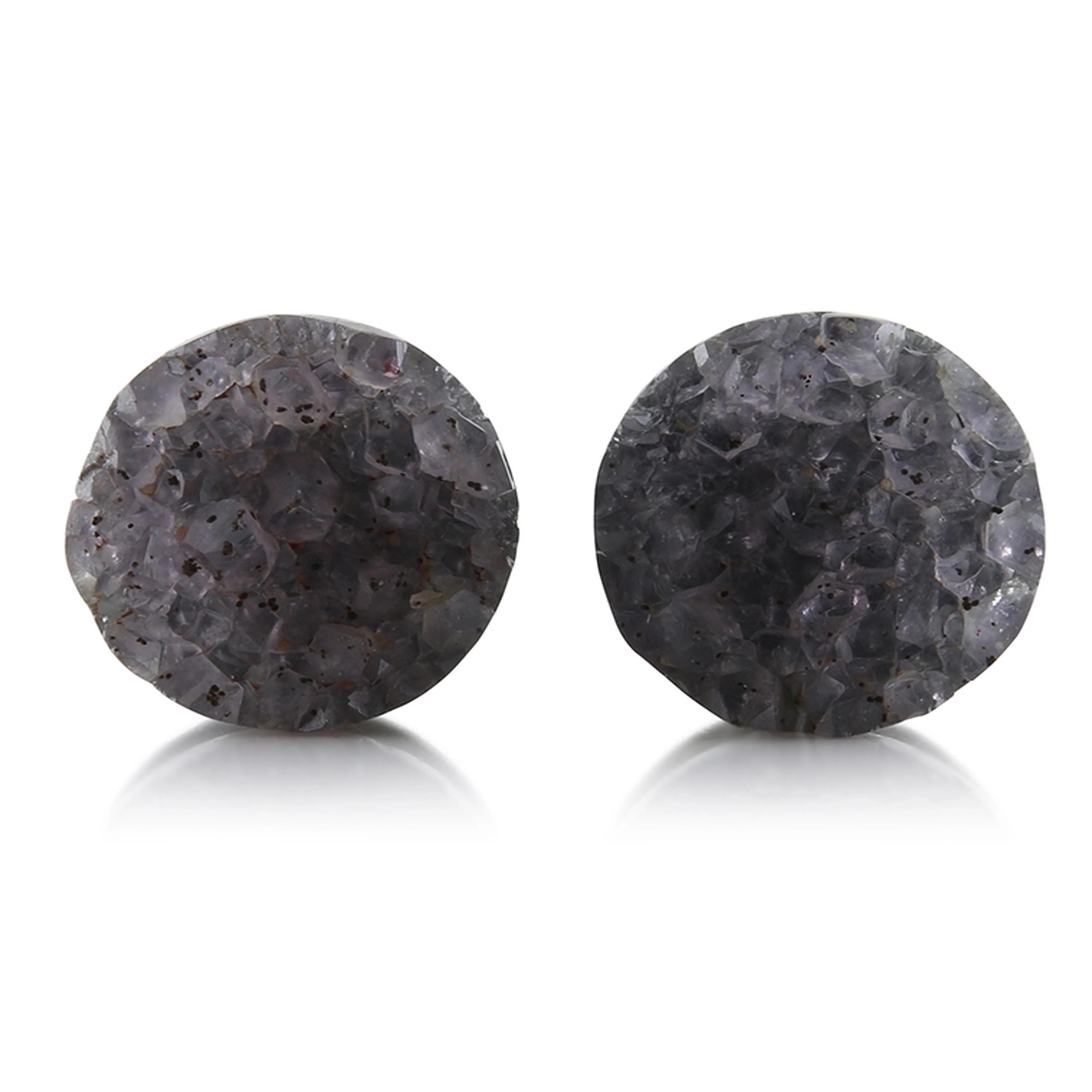 Raw Amethyst Plugs 17mm - Image 2