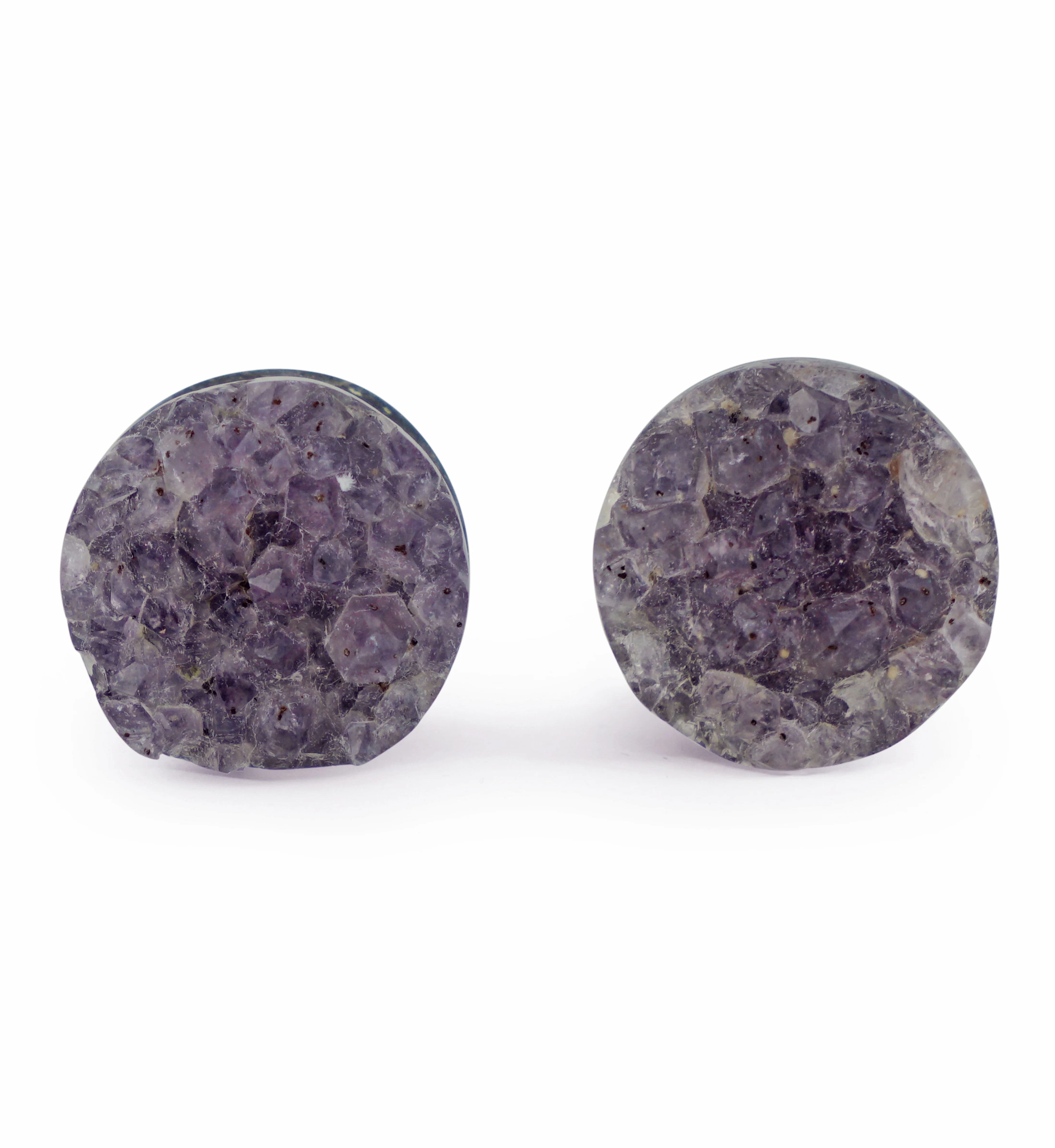 Raw Amethyst Plugs 5/8" (16mm) Version 15 - Image 2
