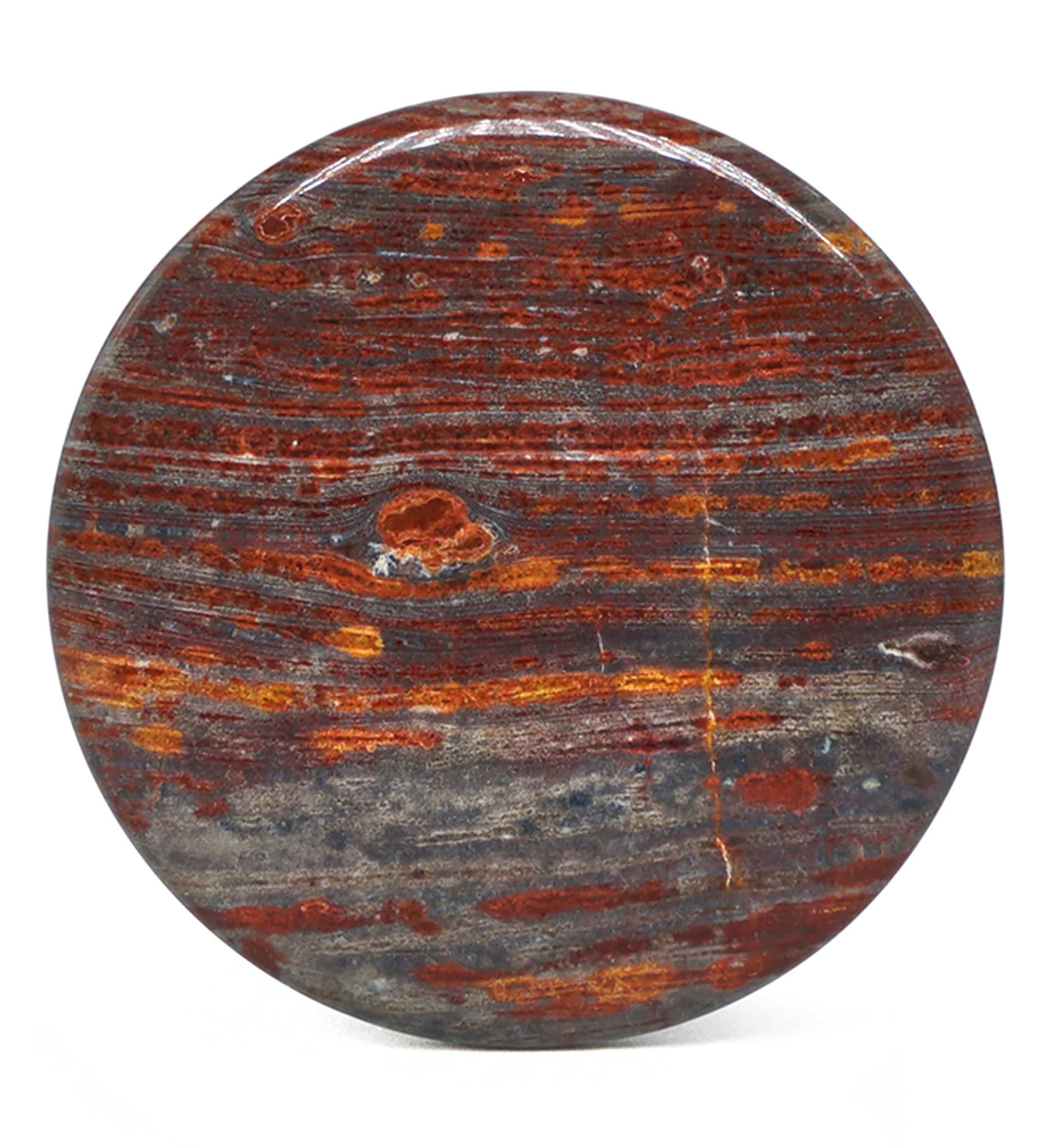 Red Brecciated Jasper Stone Plugs - Image 6