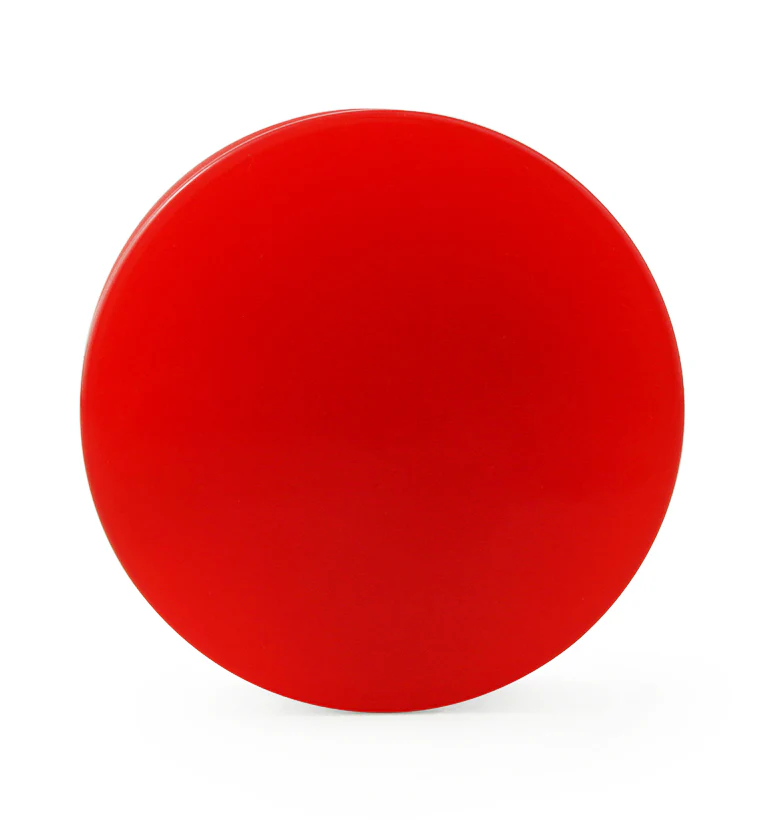 Red Double Flare Solid Plugs - Image 3